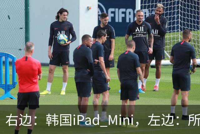 右边：韩国iPad Mini，左边：所有其他国家的iPad Mini